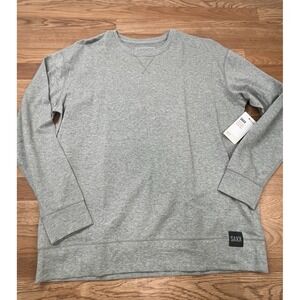 SAXX 3SIX FIVE Long Sleeve Lounge Crew Sweatshirt Grey Men's XL NEW